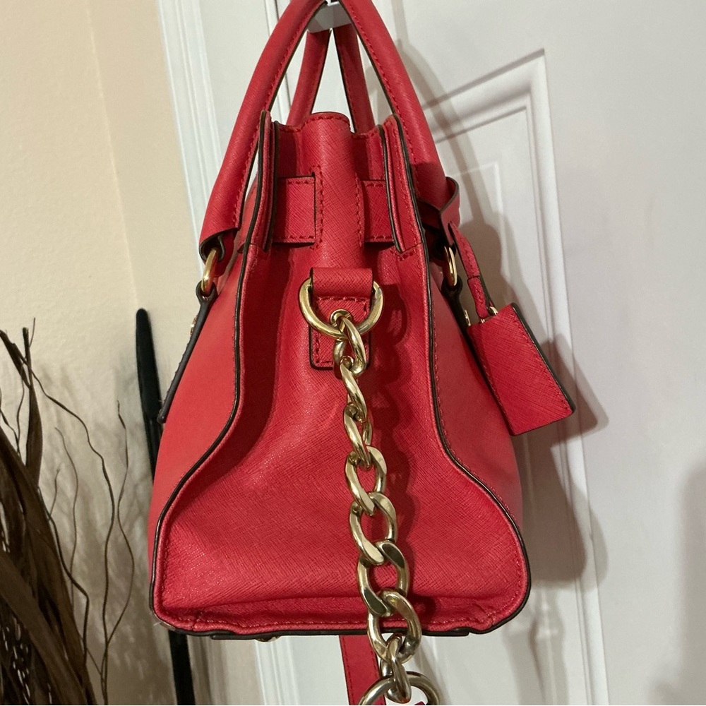Elegant Red Michael Kors Handbag - Picture 6 of 16